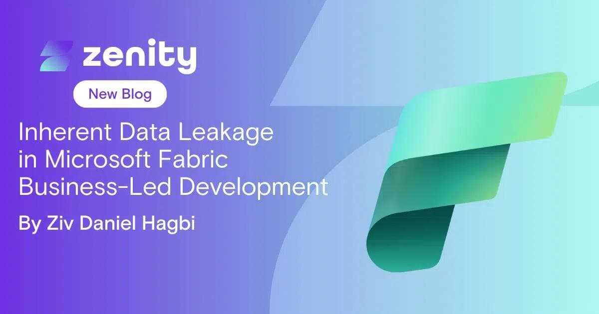 Inherent Data Leakage in Microsoft Fabric Business-Led Development
