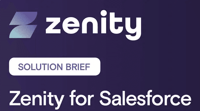 Zenity for Salesforce