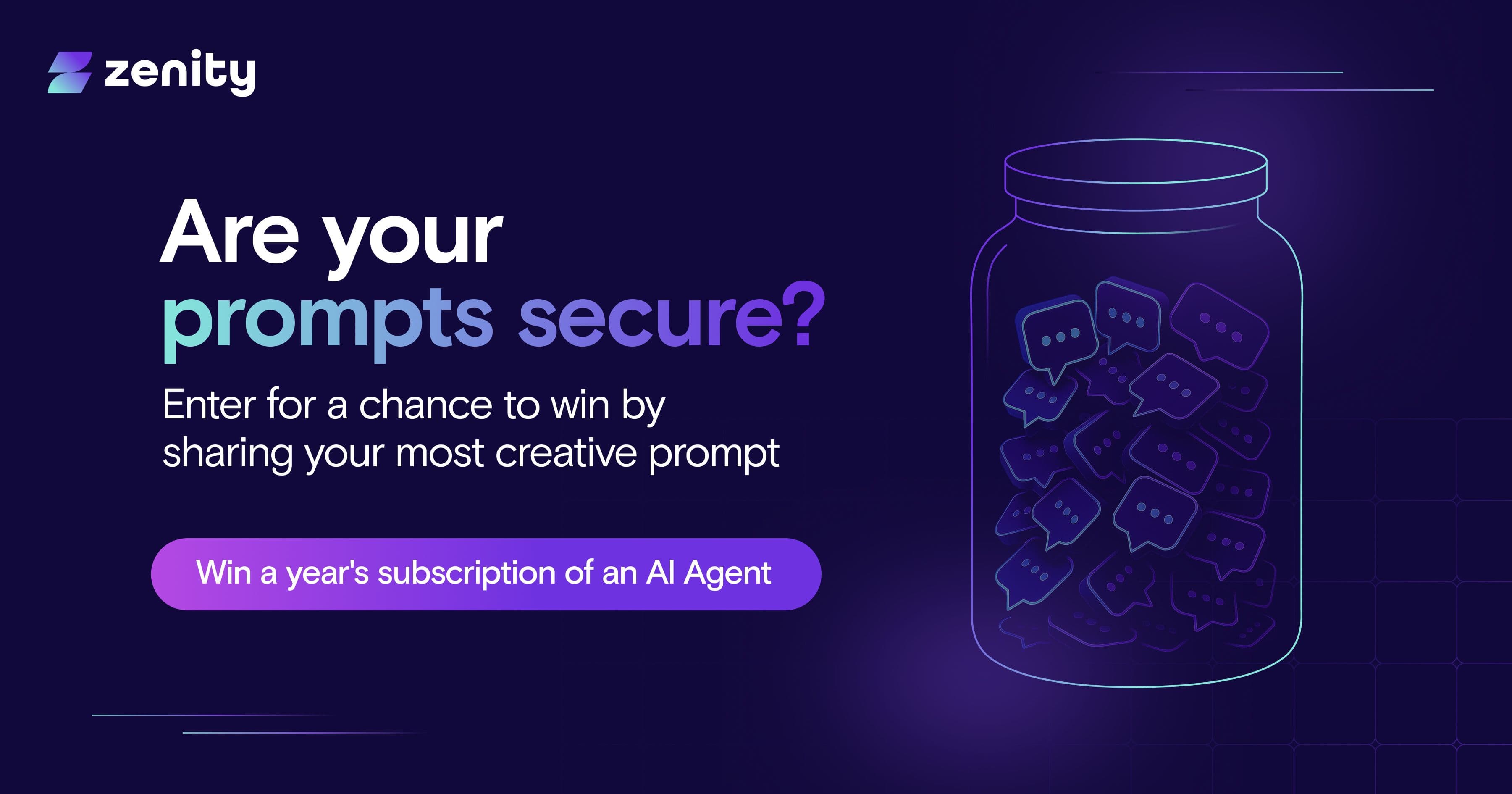 Join Zenity's "Prompt Jar" Contest at RSA!